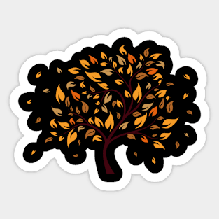 Tree of color Sticker